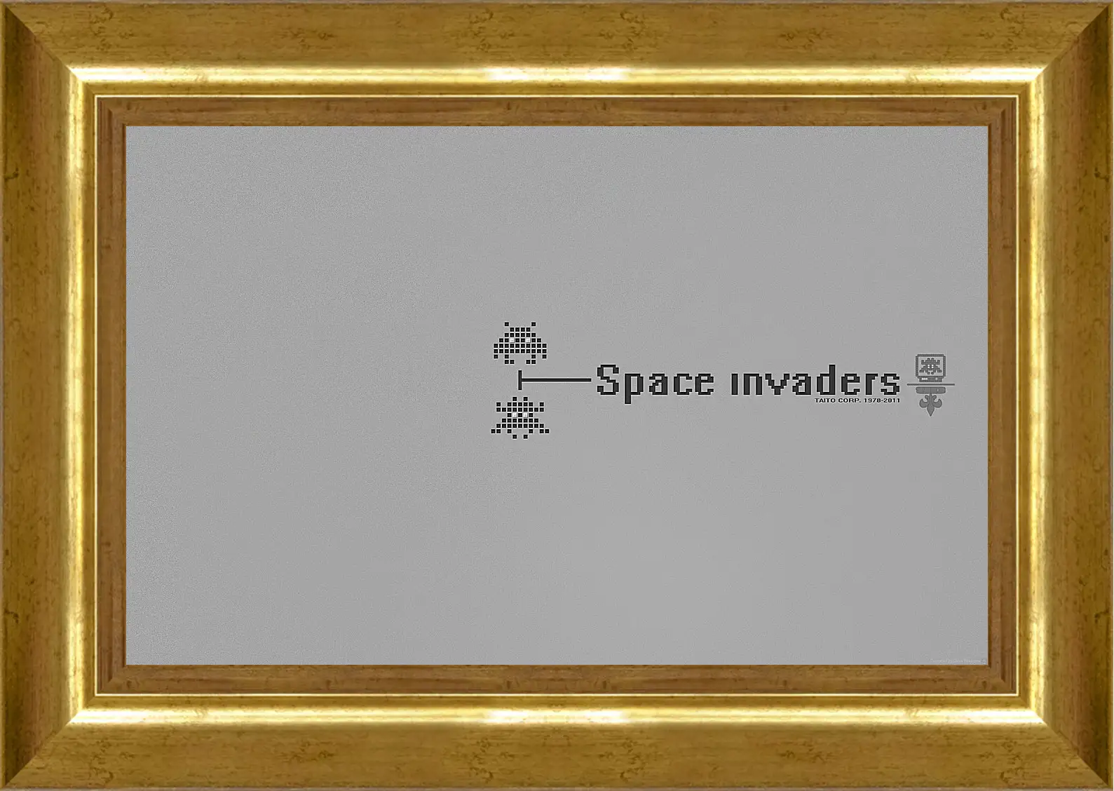 Картина в раме - Space Invaders
