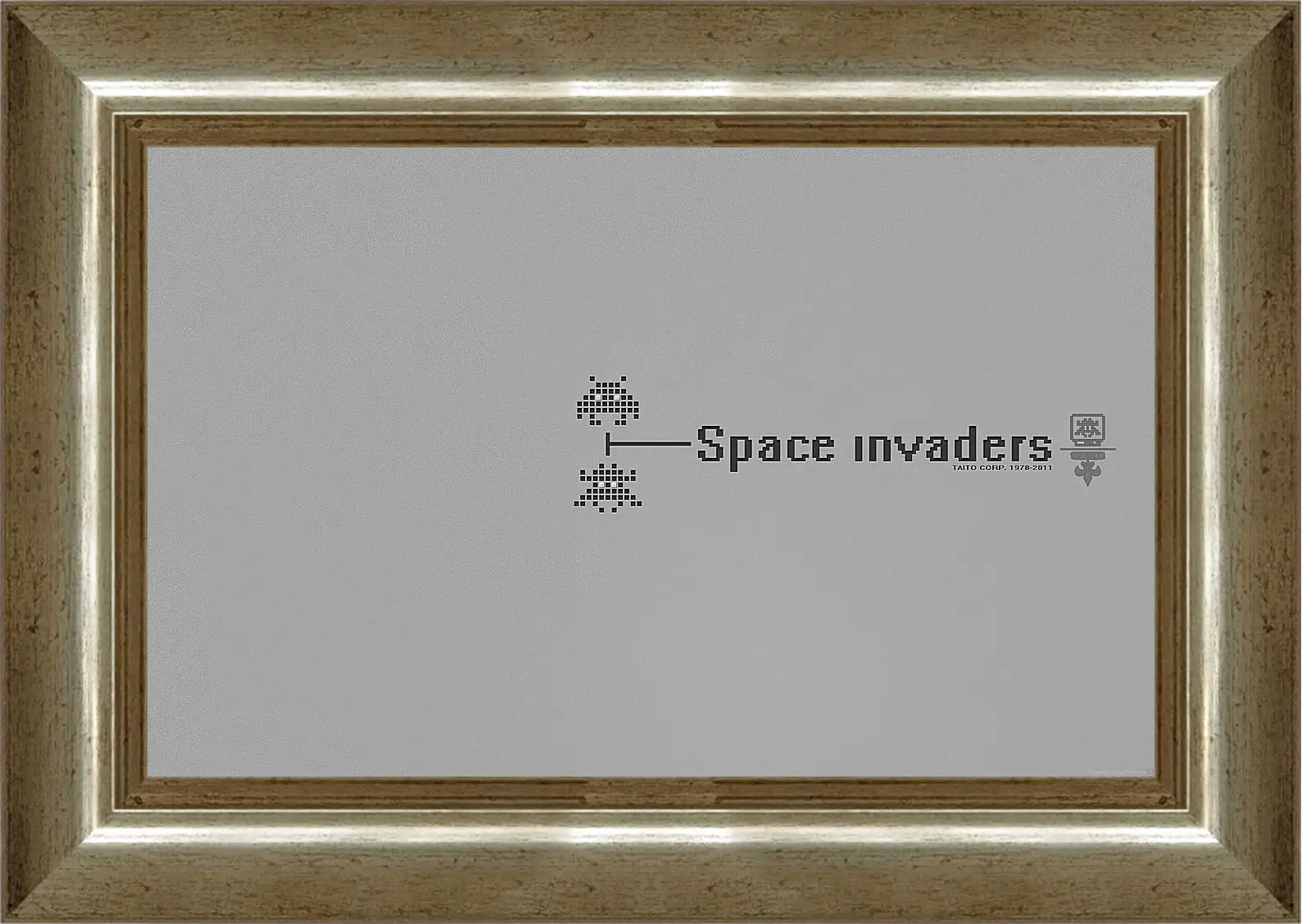 Картина в раме - Space Invaders
