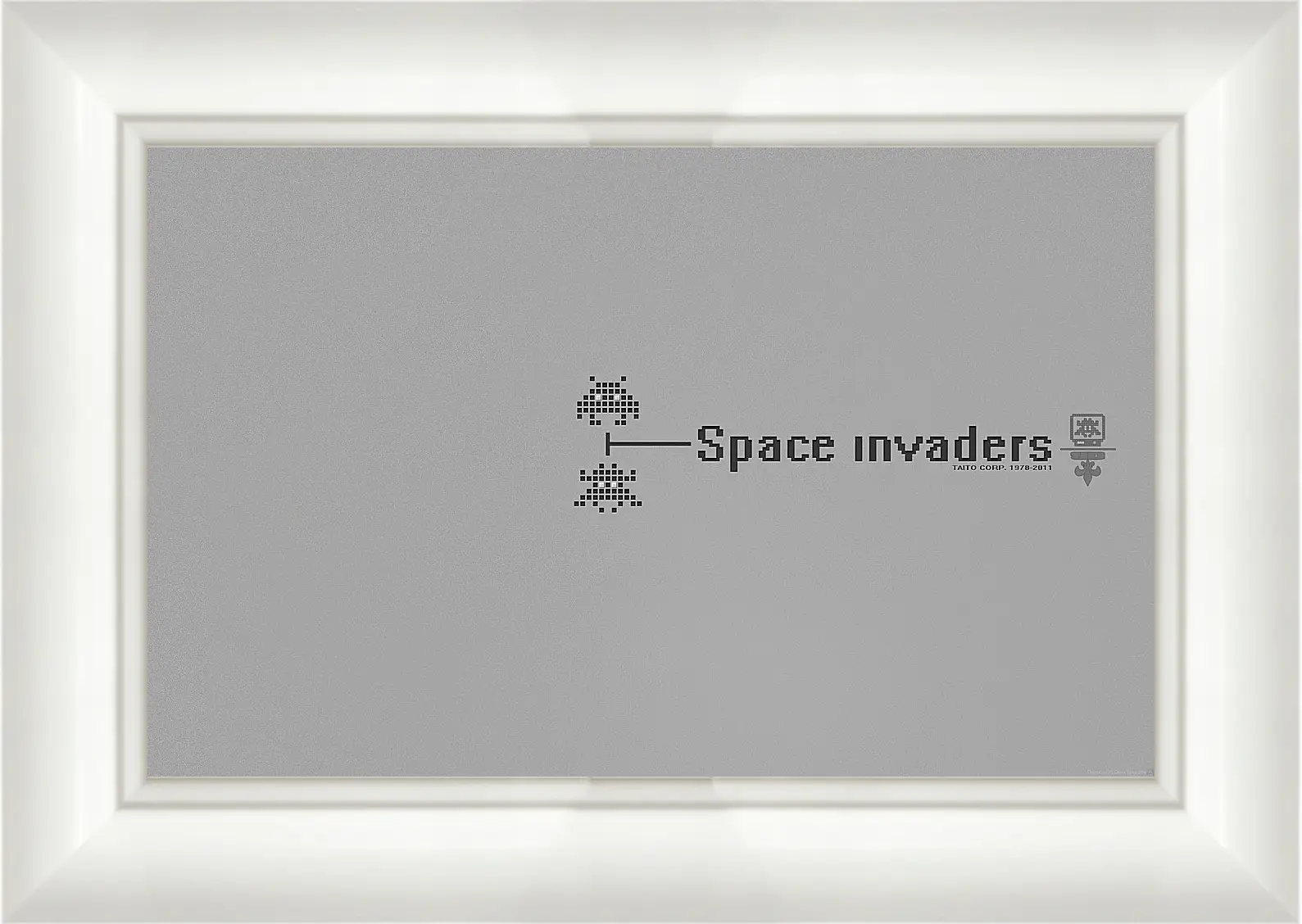 Картина в раме - Space Invaders
