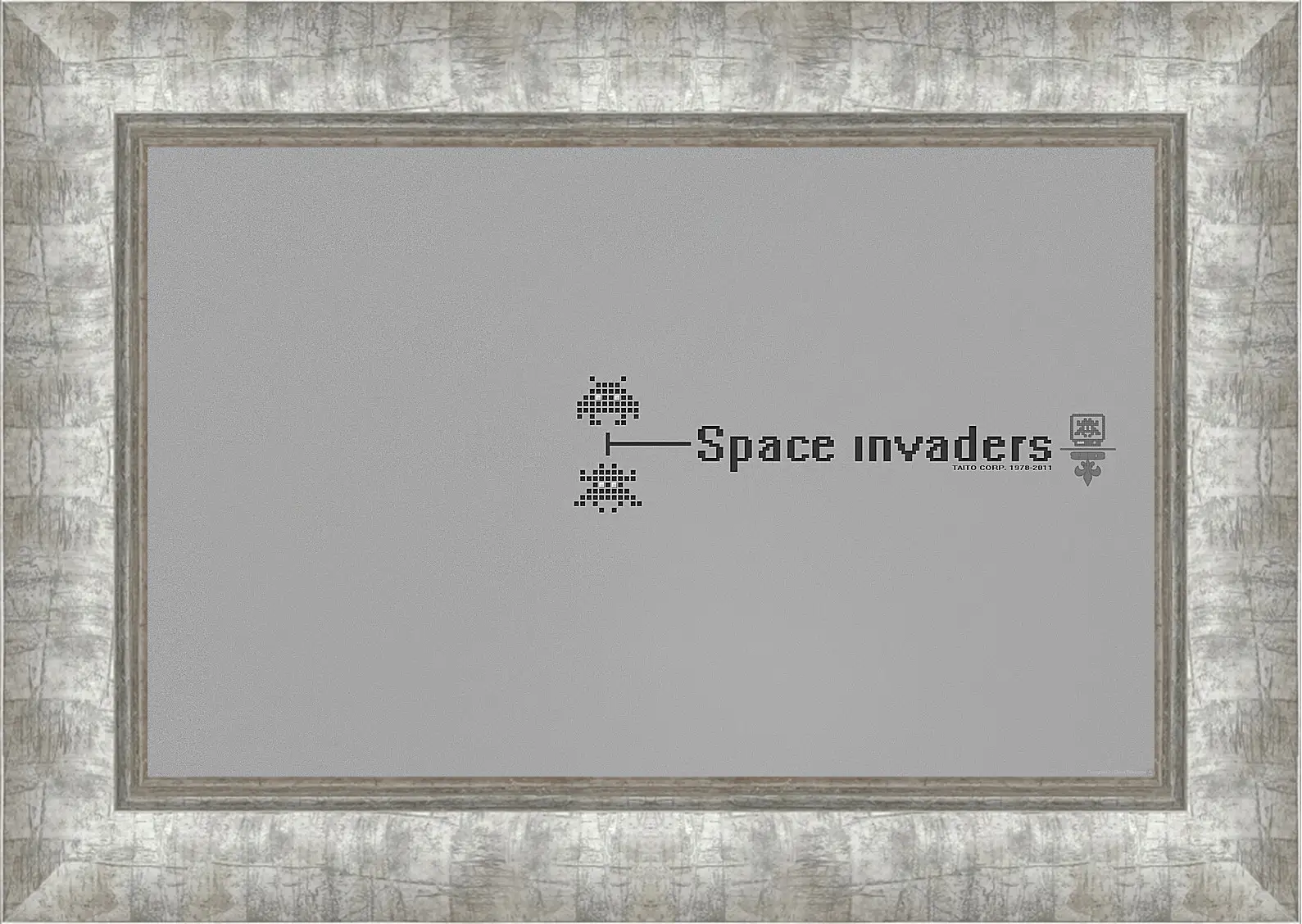 Картина в раме - Space Invaders
