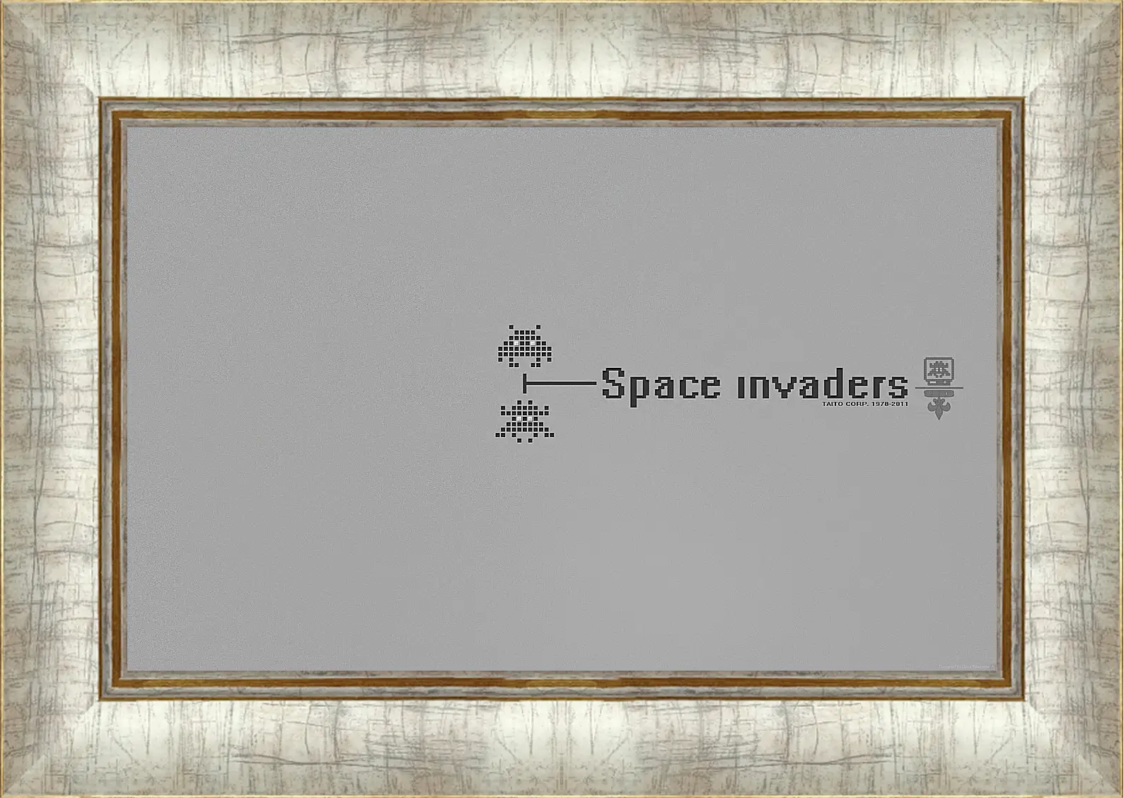 Картина в раме - Space Invaders
