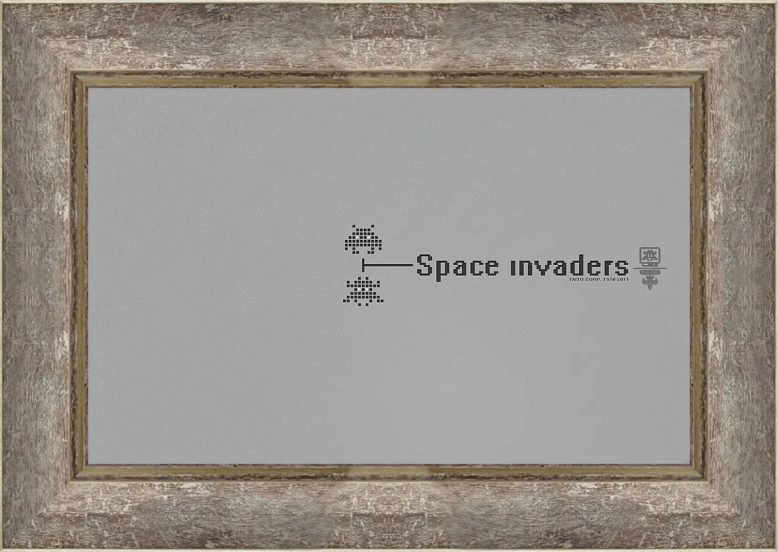 Картина в раме - Space Invaders
