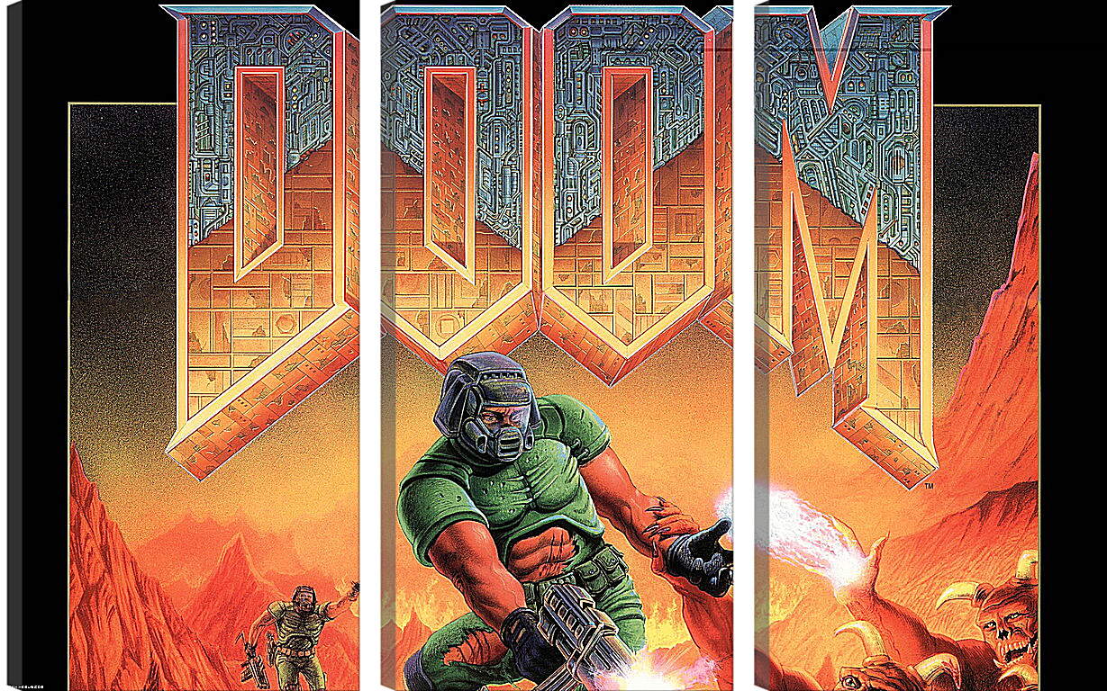Модульная картина - Doom
