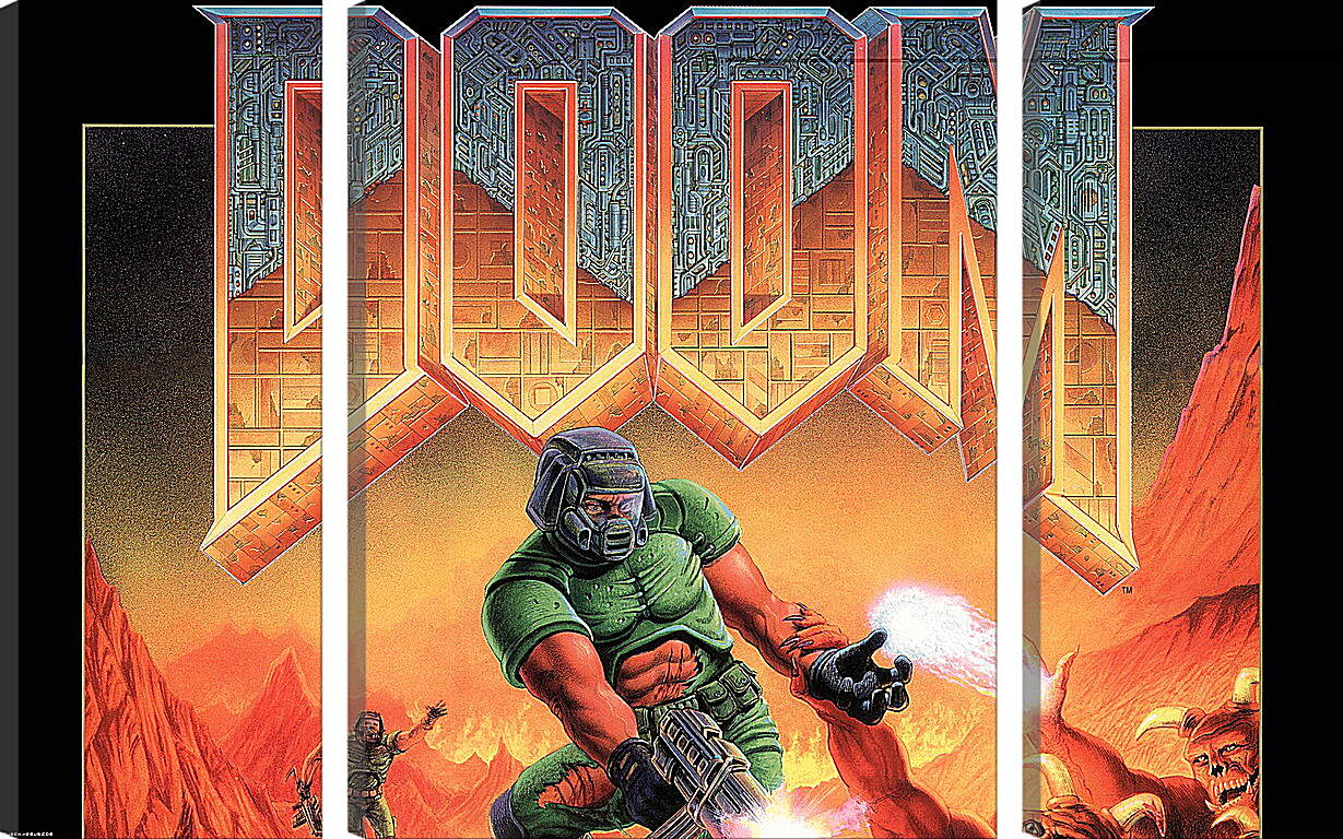 Модульная картина - Doom
