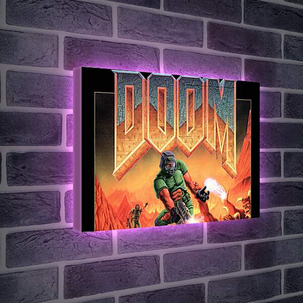 Лайтбокс световая панель - Doom
