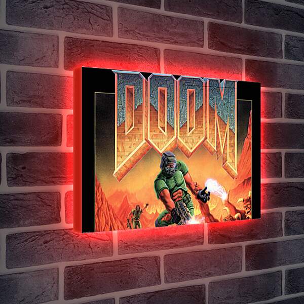 Лайтбокс световая панель - Doom
