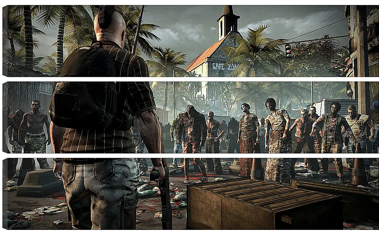 Модульная картина - Dead Island
