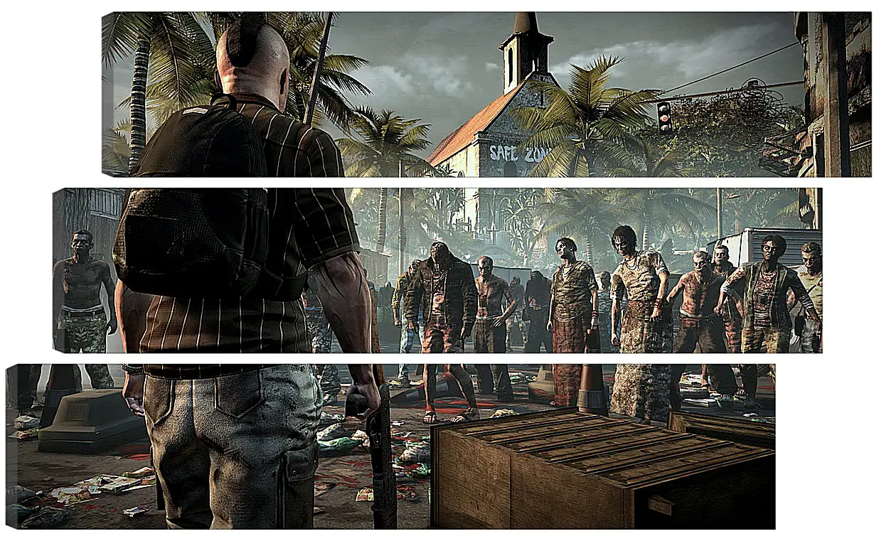 Модульная картина - Dead Island
