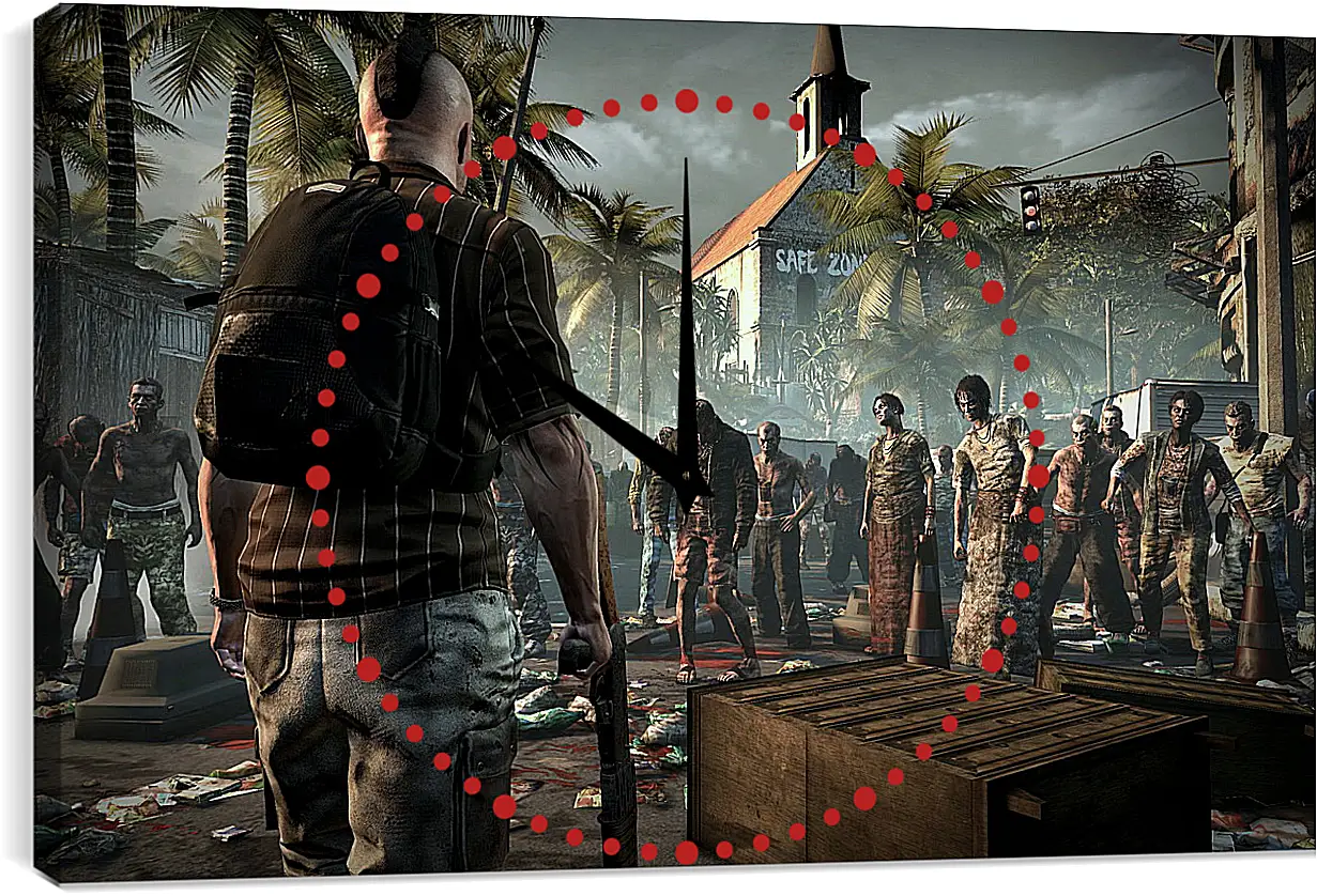 Часы картина - Dead Island
