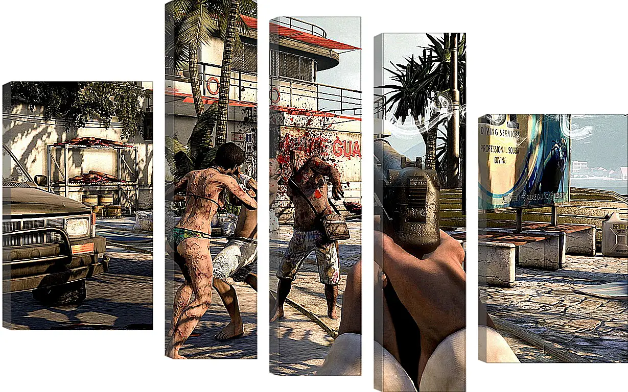 Модульная картина - Dead Island
