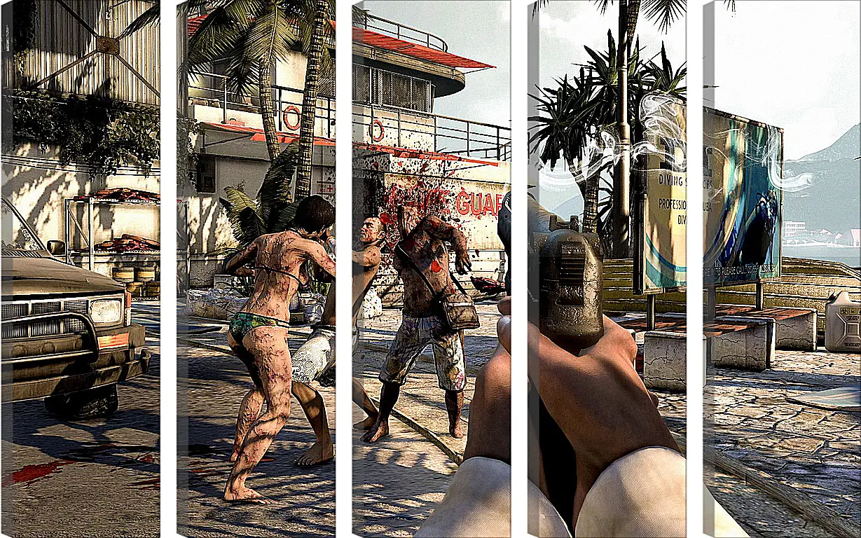 Модульная картина - Dead Island
