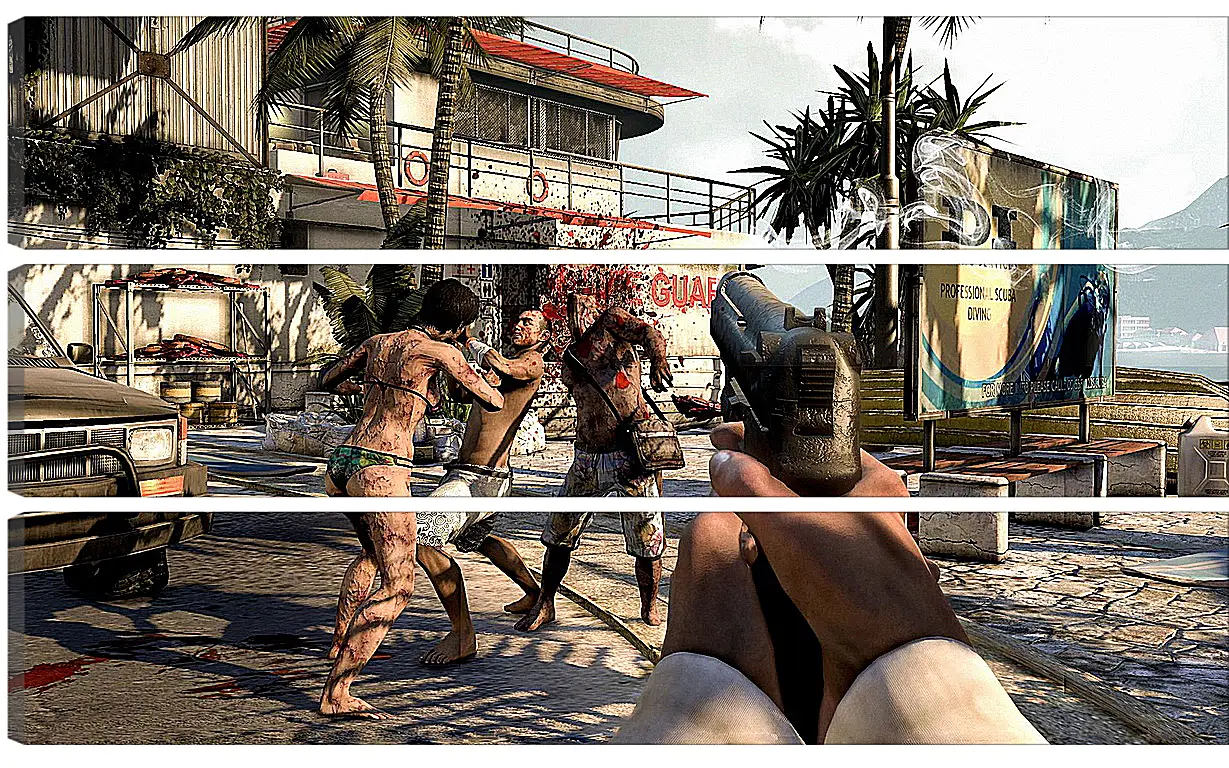 Модульная картина - Dead Island
