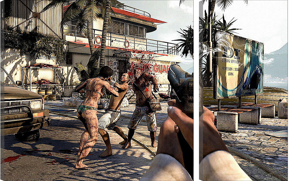 Модульная картина - Dead Island
