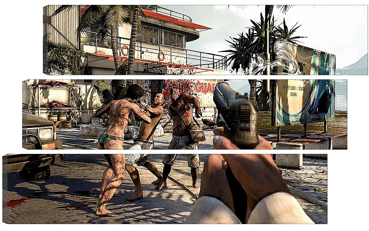 Модульная картина - Dead Island
