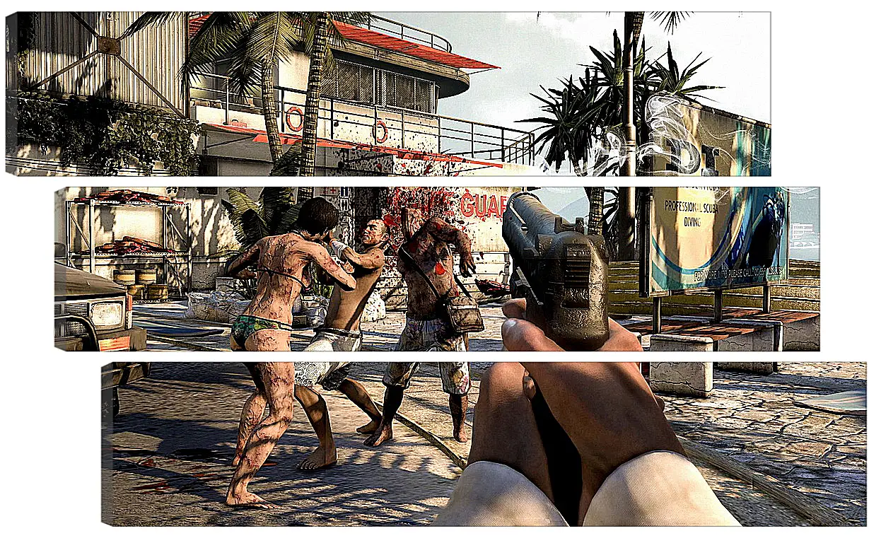 Модульная картина - Dead Island
