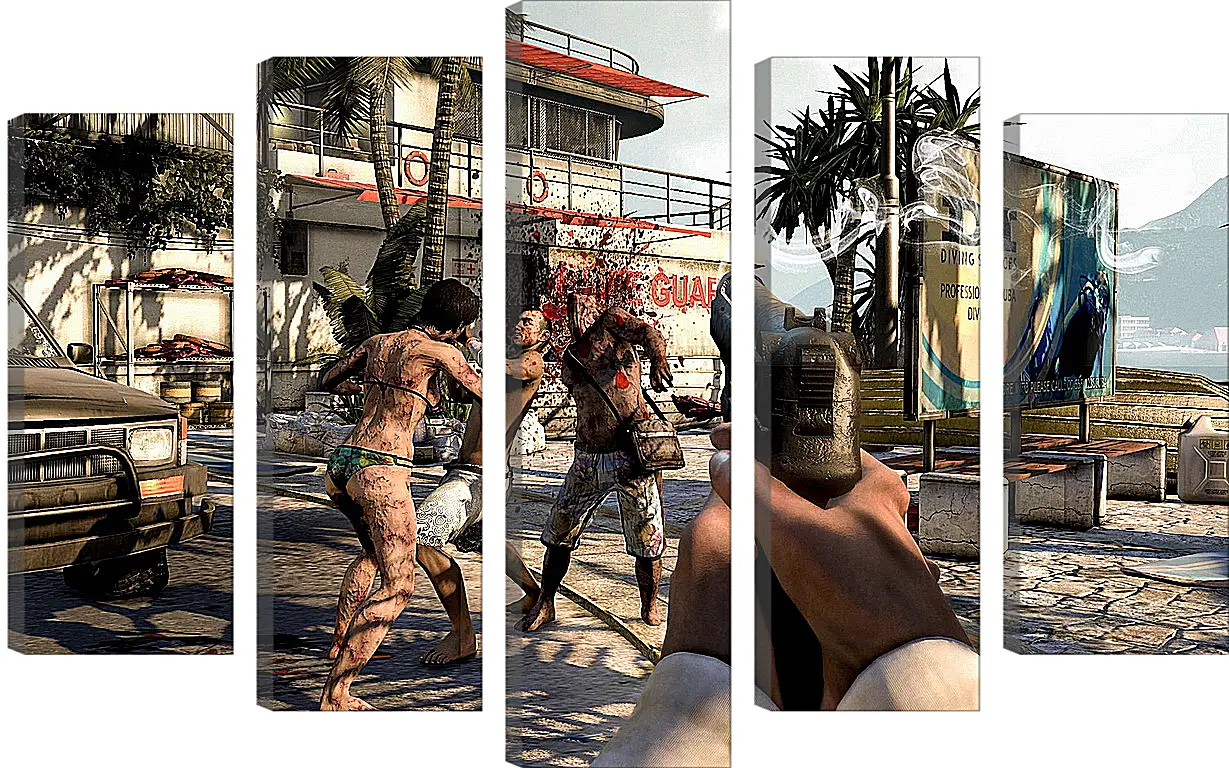 Модульная картина - Dead Island
