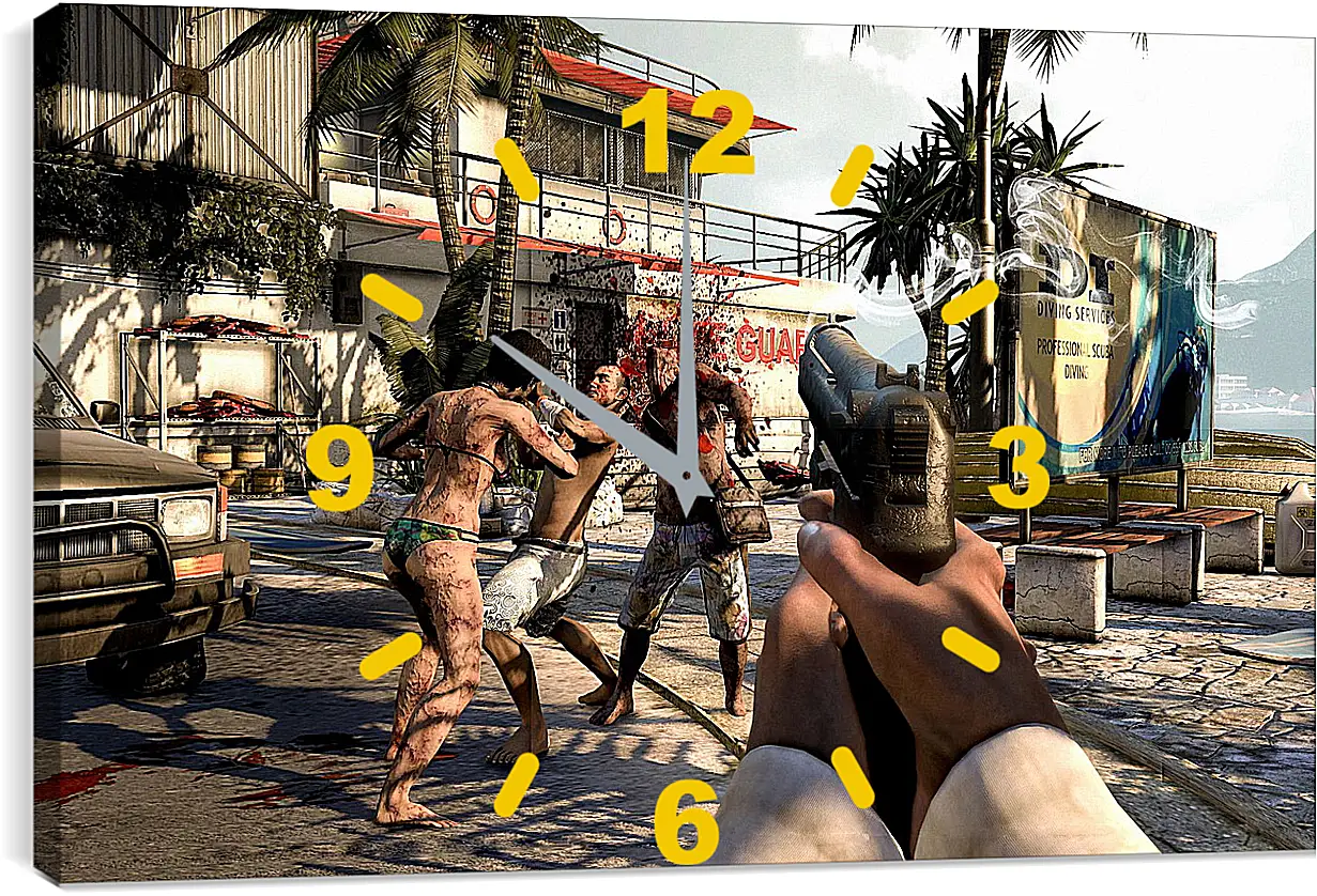 Часы картина - Dead Island
