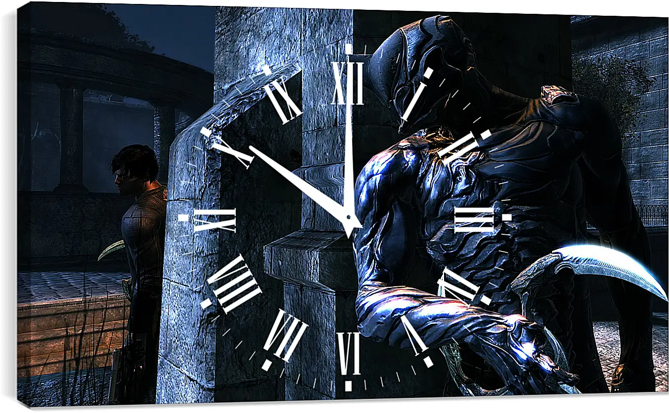 Часы картина - Dark Sector
