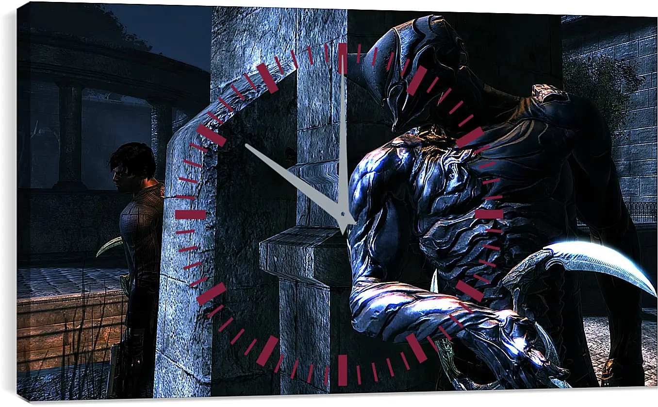 Часы картина - Dark Sector
