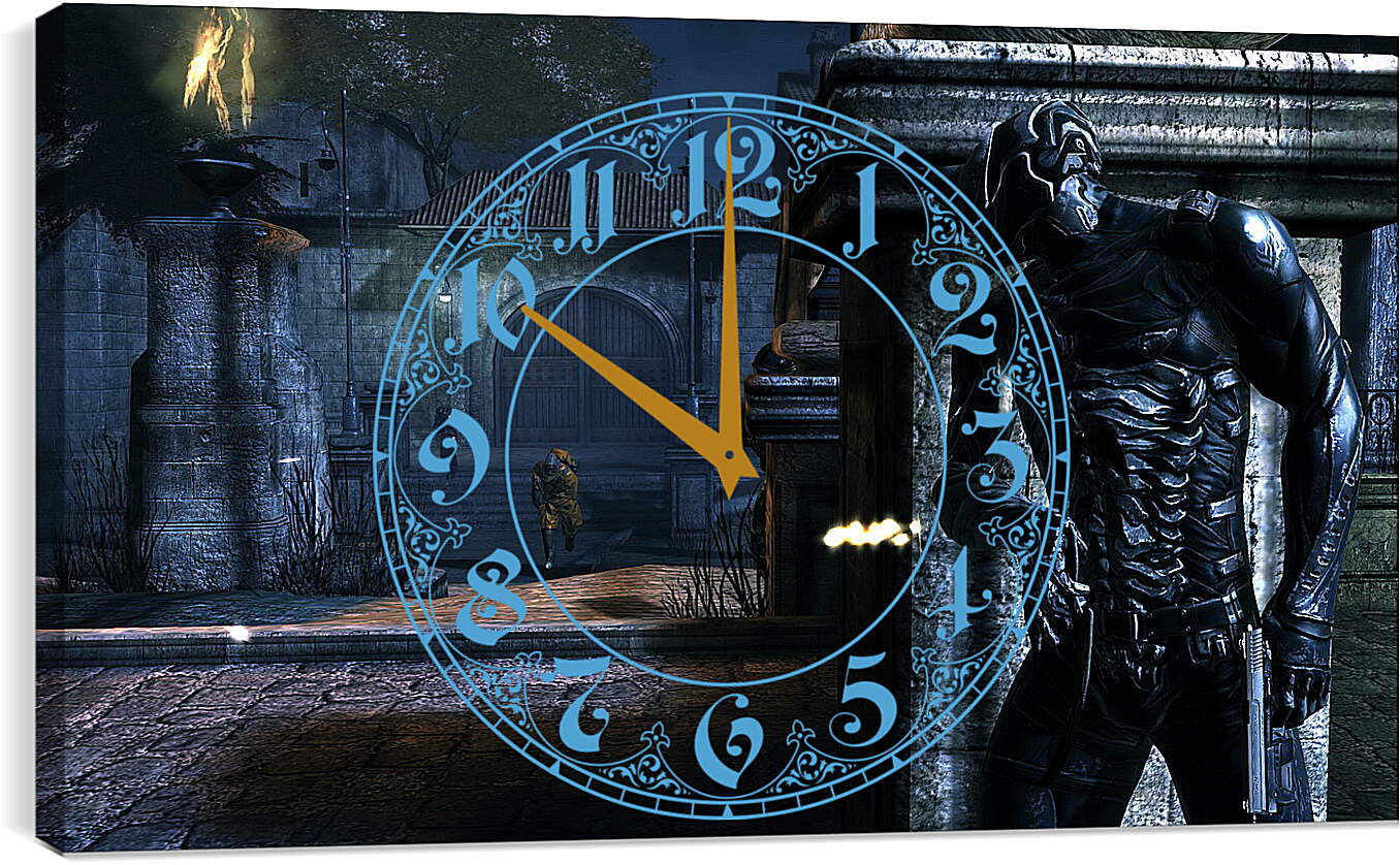 Часы картина - Dark Sector
