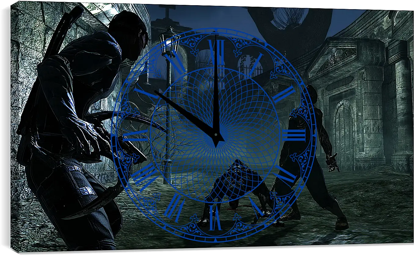 Часы картина - Dark Sector
