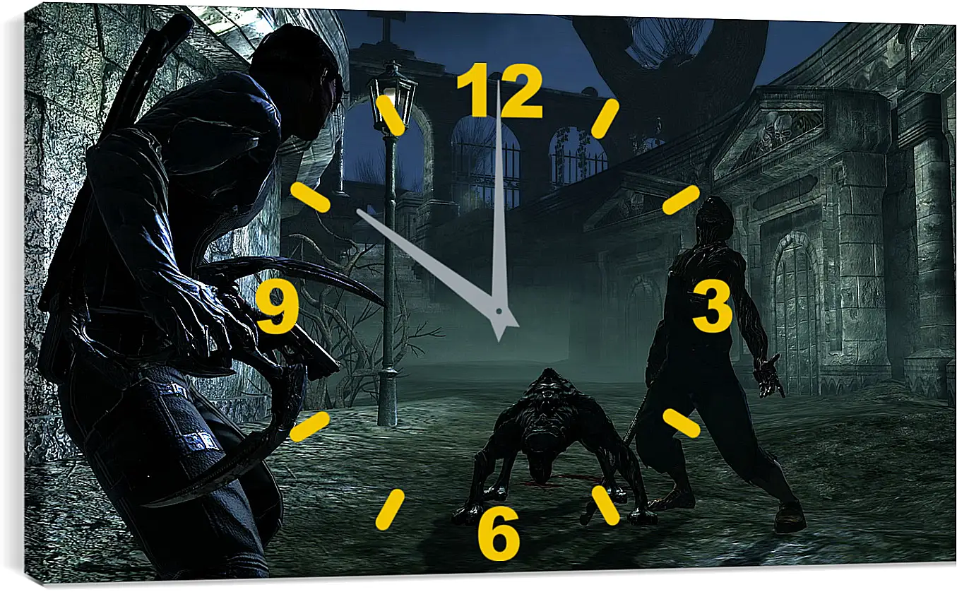 Часы картина - Dark Sector
