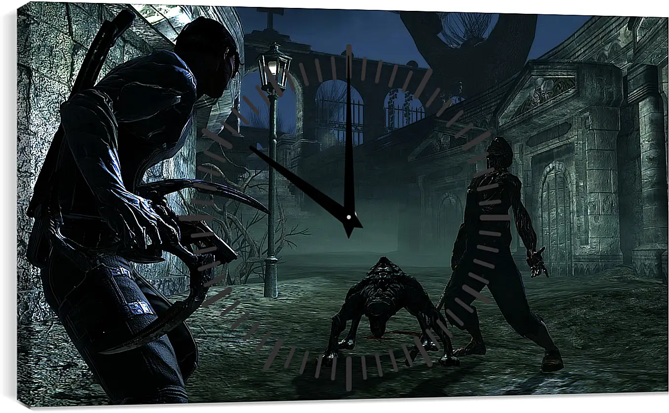 Часы картина - Dark Sector
