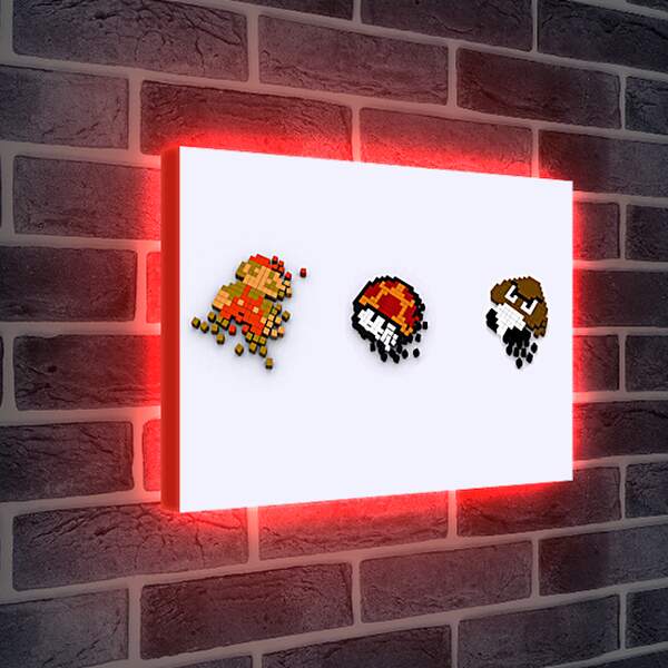 Лайтбокс световая панель - Mario
