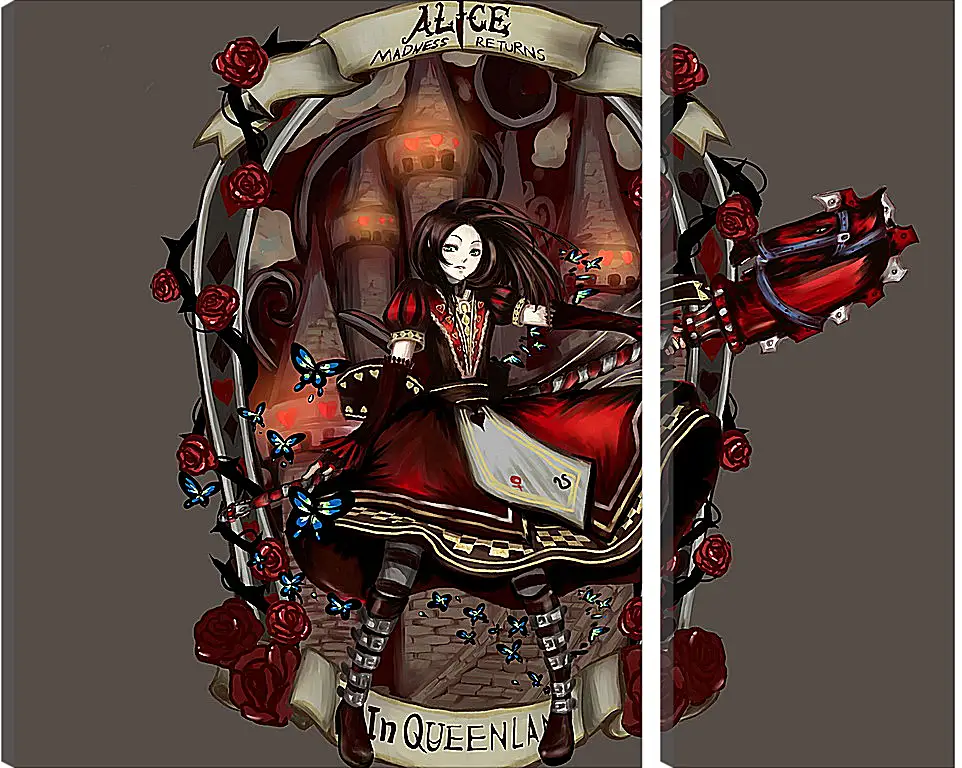 Модульная картина - Alice: Madness Returns
