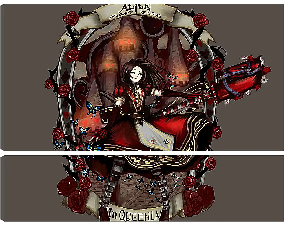 Модульная картина - Alice: Madness Returns
