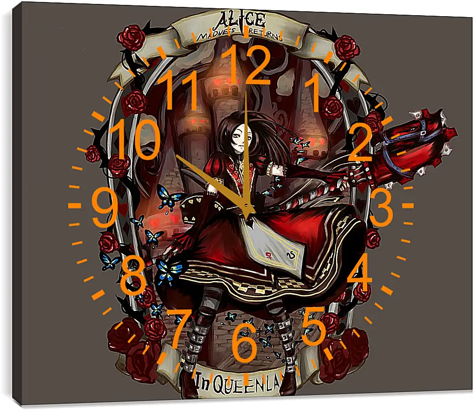 Часы картина - Alice: Madness Returns
