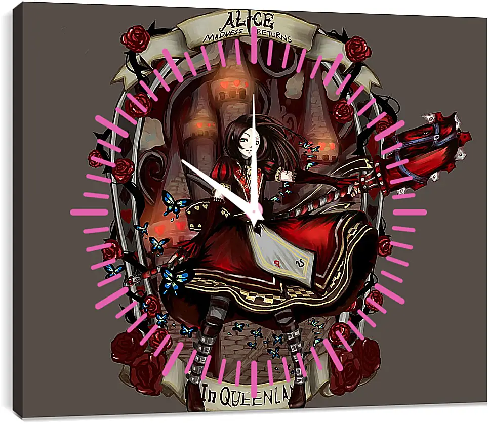 Часы картина - Alice: Madness Returns
