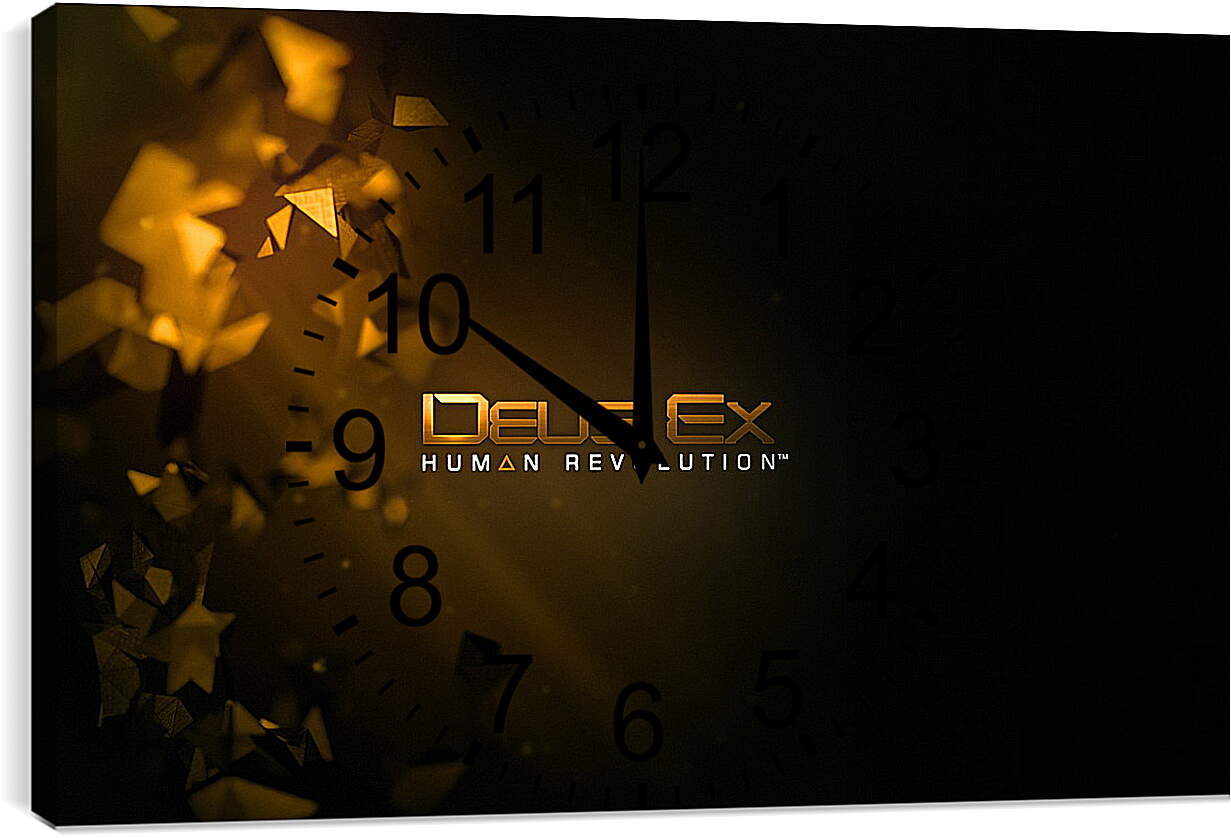 Часы картина - Deus Ex
