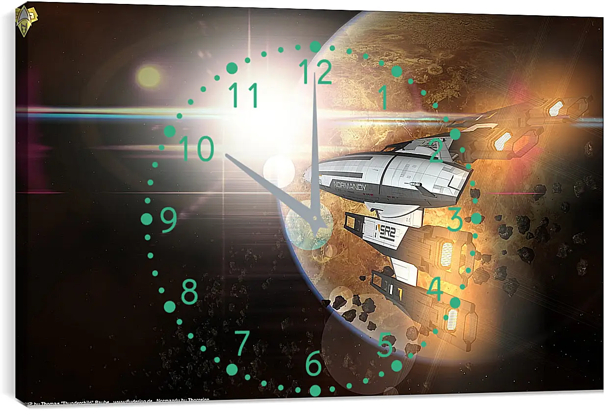 Часы картина - Mass Effect 3