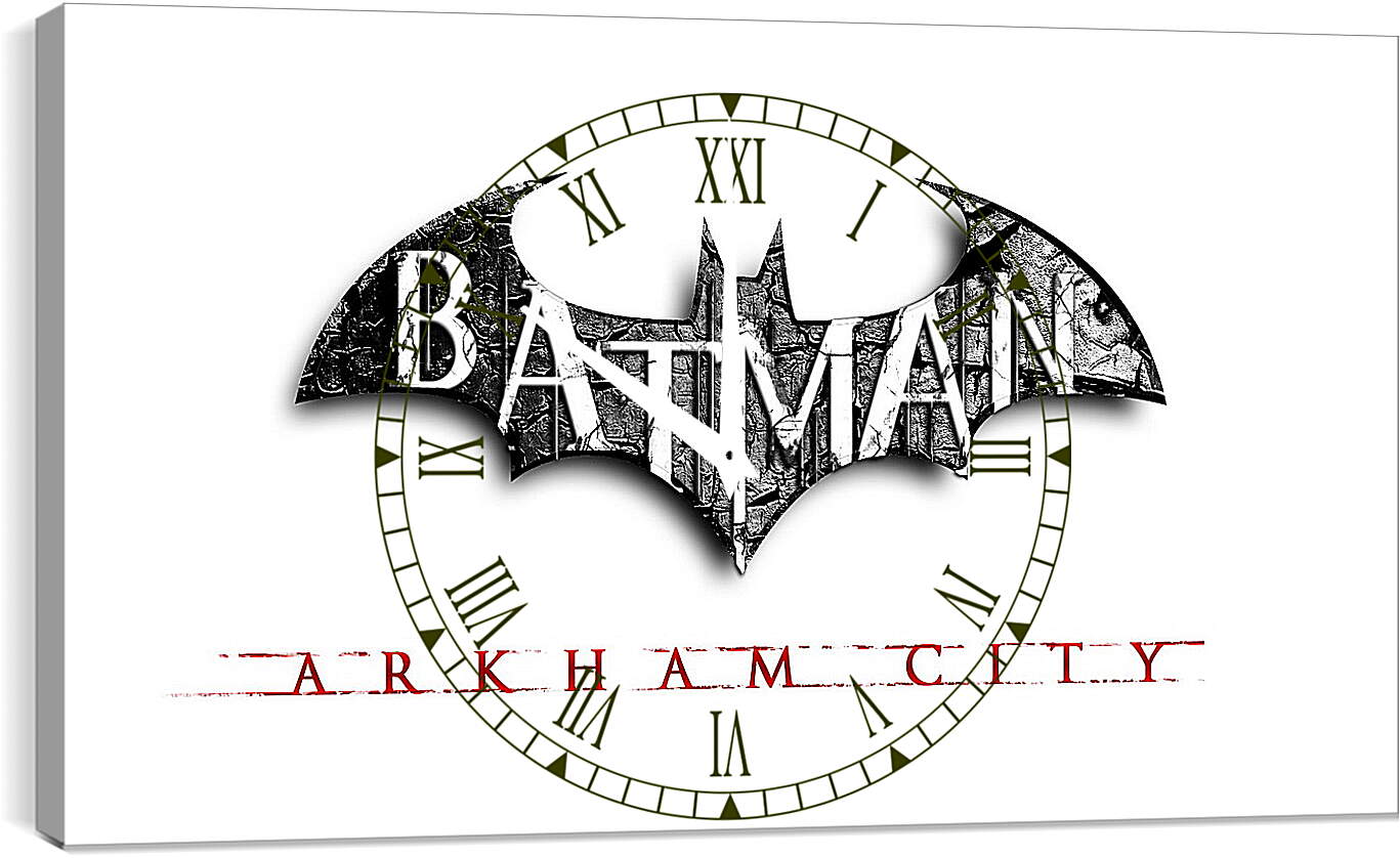 Часы картина - Batman: Arkham City

