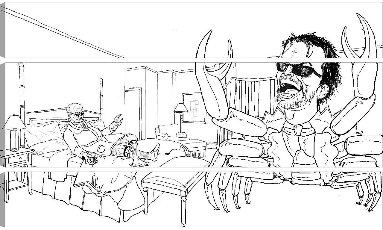 Модульная картина - Crab Nicholson Extreme Sleepover
