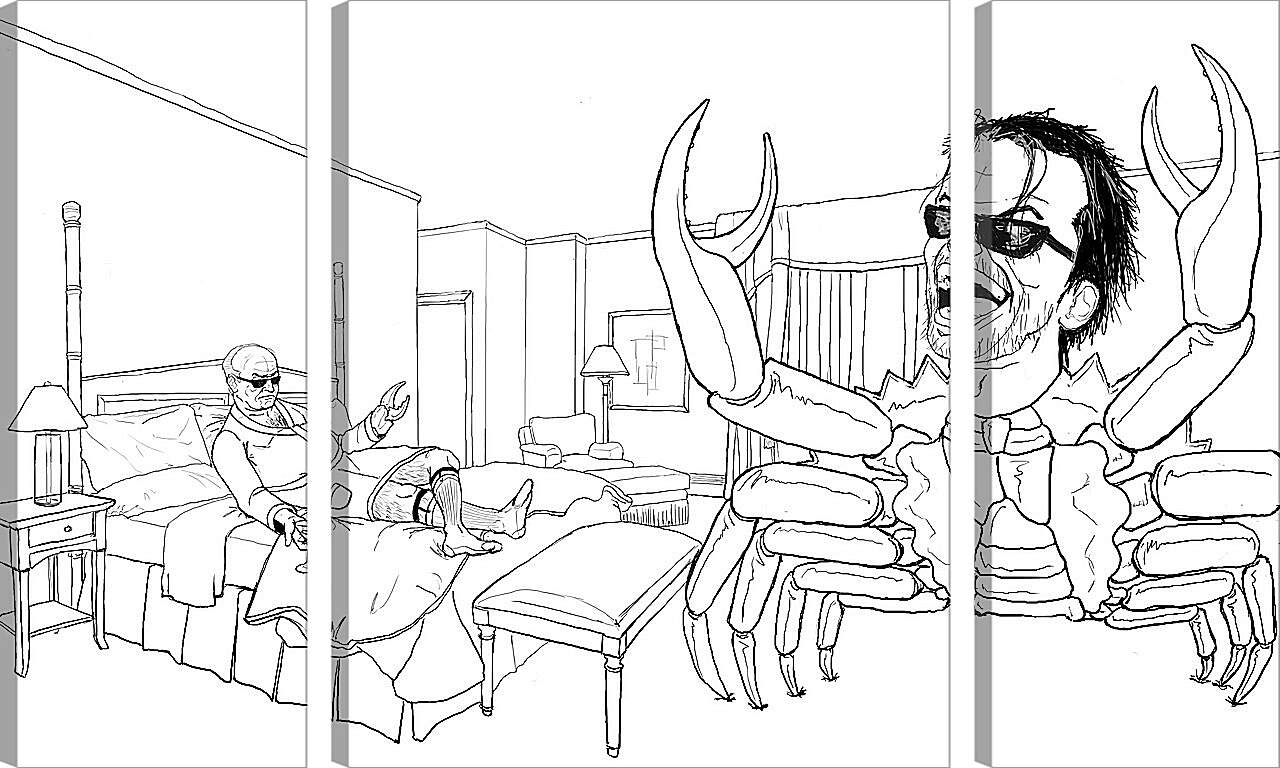 Модульная картина - Crab Nicholson Extreme Sleepover
