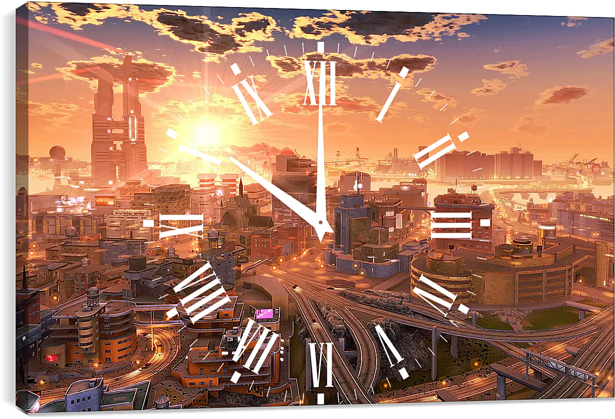 Часы картина - Crackdown
