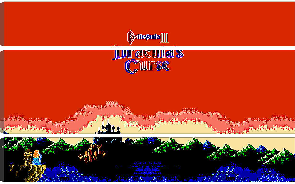 Модульная картина - Castlevania
