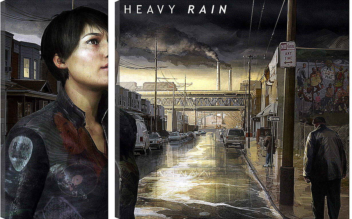 Модульная картина - Heavy Rain

