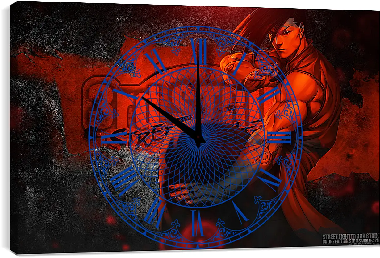 Часы картина - Street Fighter
