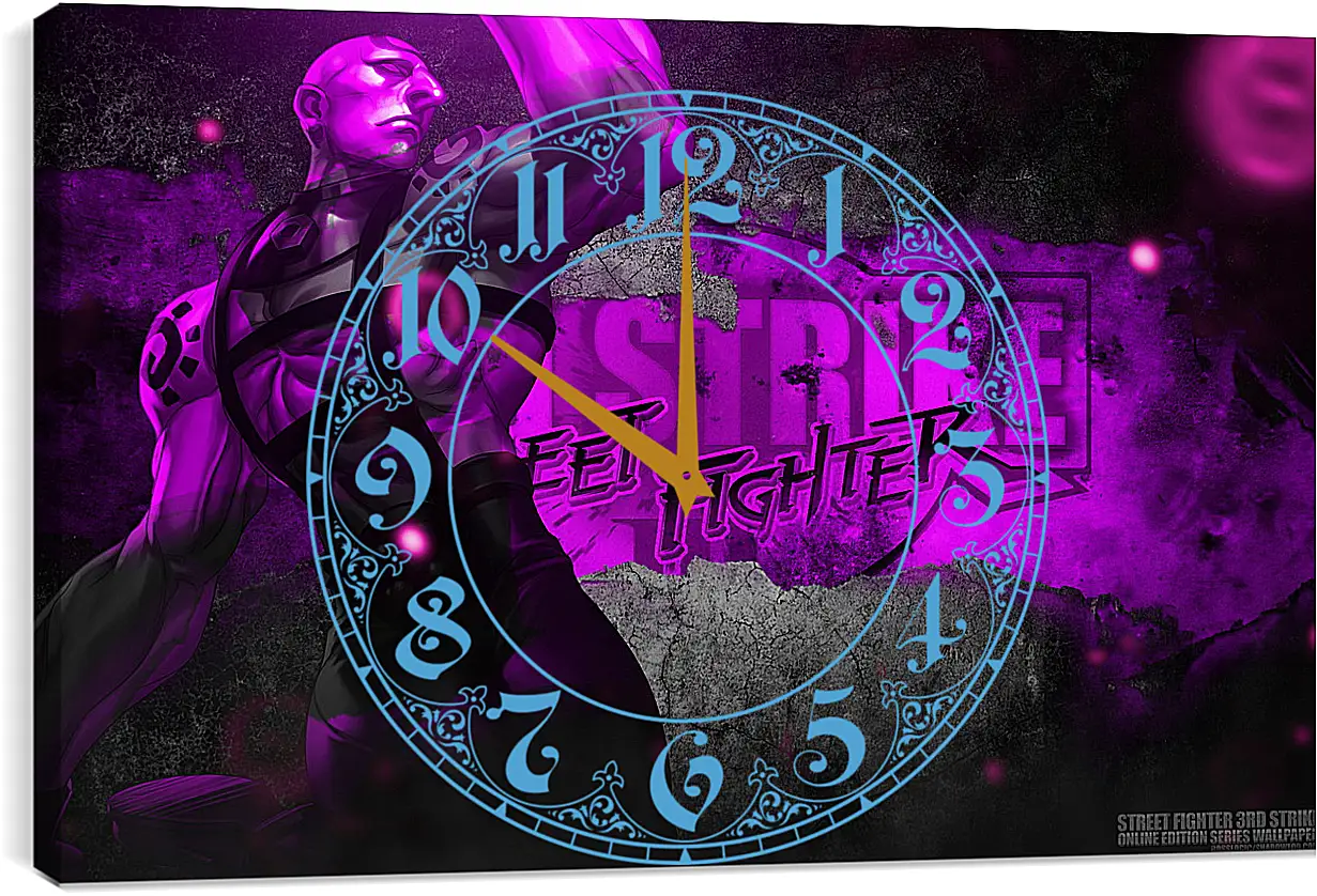 Часы картина - Street Fighter

