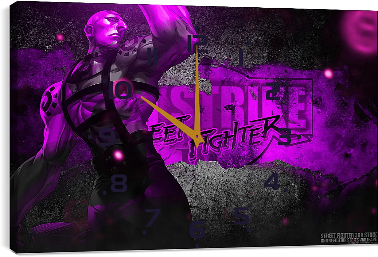Часы картина - Street Fighter
