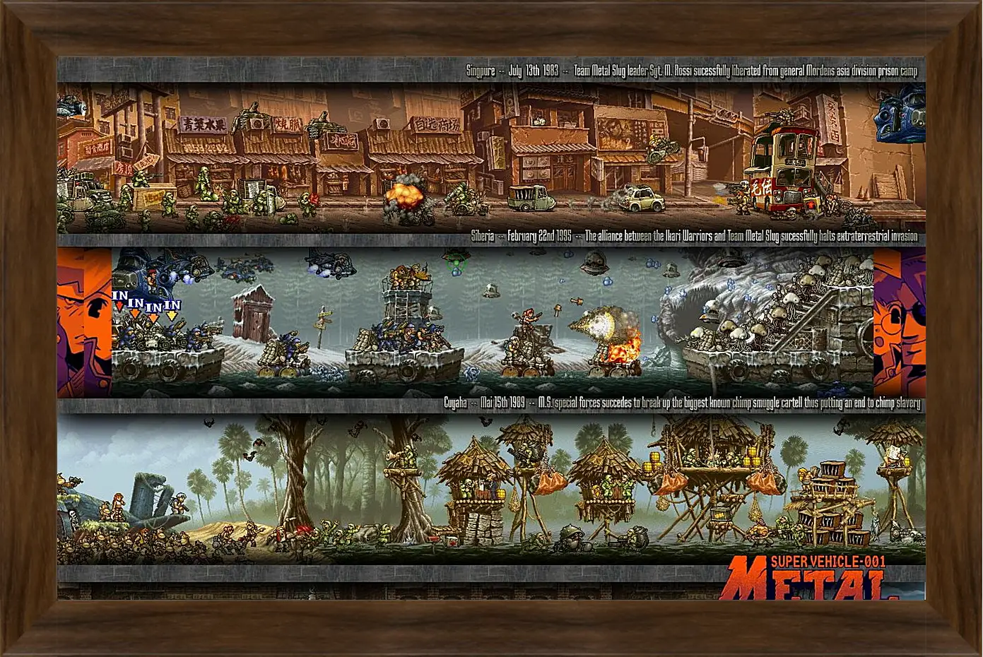 Картина в раме - Metal Slug
