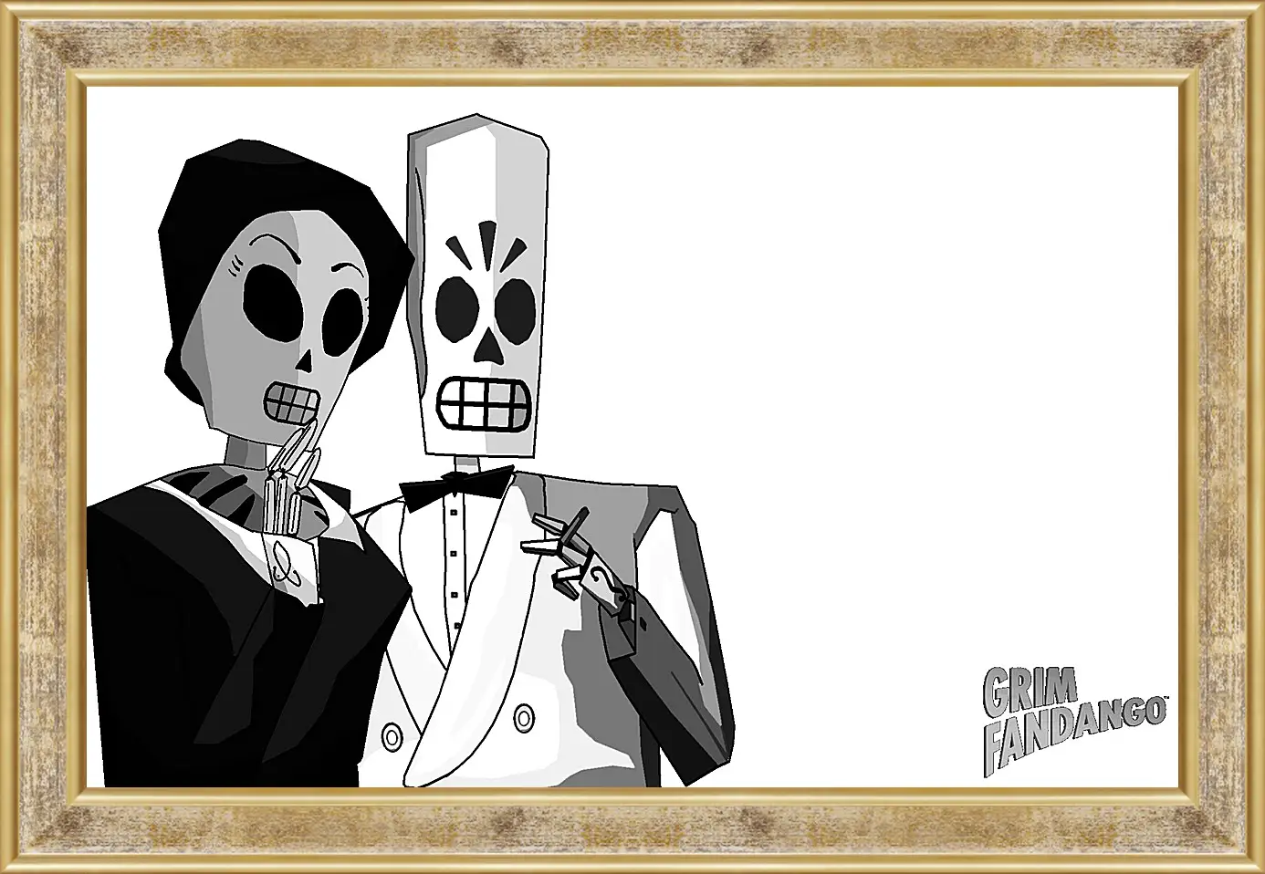 Картина в раме - Grim Fandango
