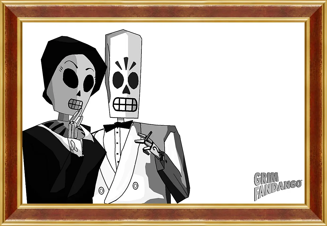 Картина в раме - Grim Fandango
