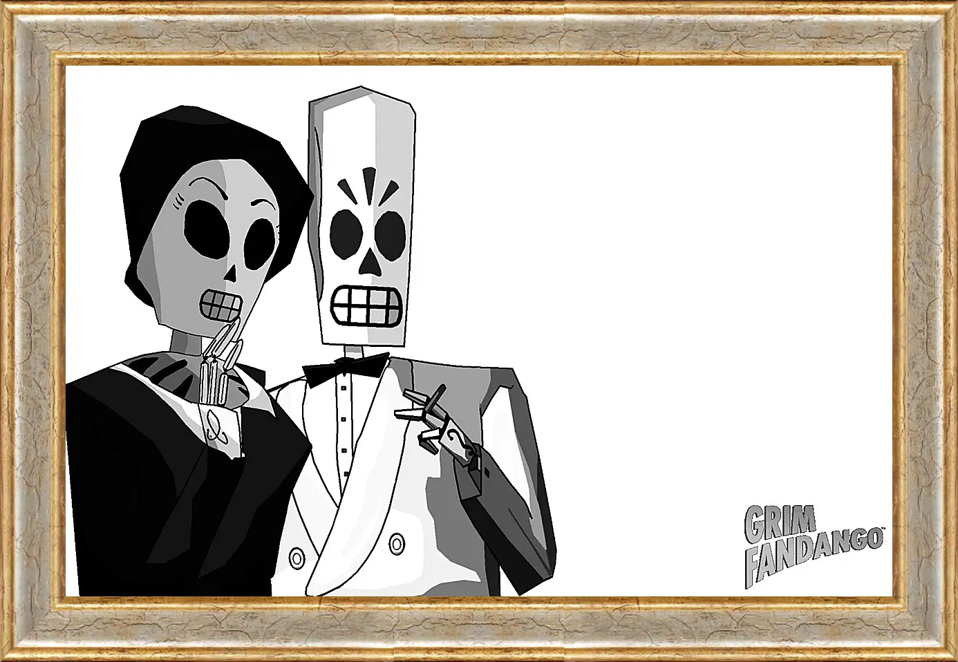 Картина в раме - Grim Fandango
