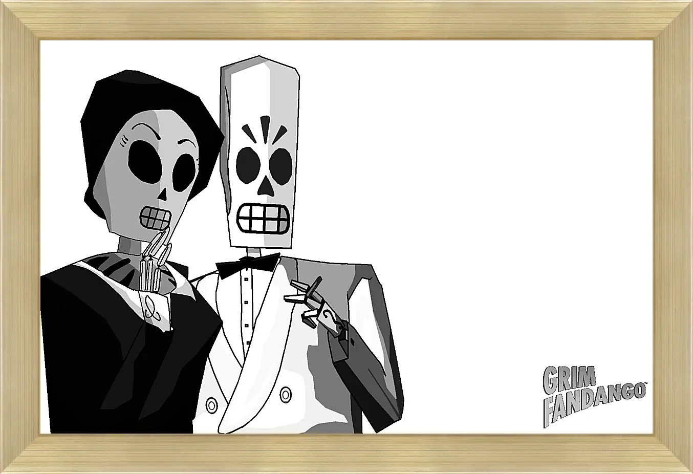 Картина в раме - Grim Fandango
