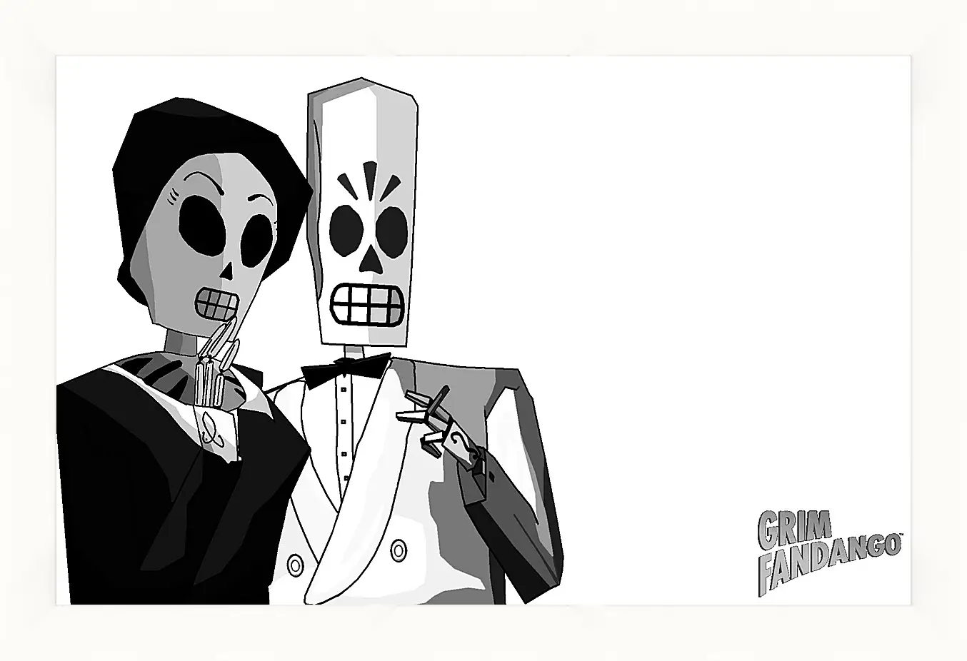 Картина в раме - Grim Fandango
