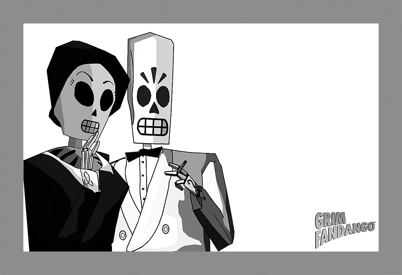 Картина в раме - Grim Fandango
